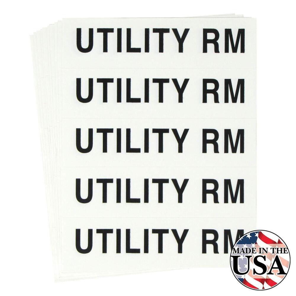 9973 Color Coded Moving Box Labels Utility Room